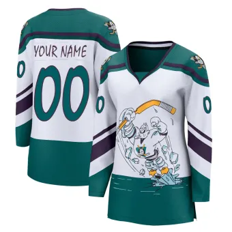 Women's Custom Anaheim Ducks 2020/21 Special Edition Jersey - White Breakaway