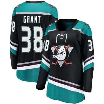 Women's Derek Grant Anaheim Ducks Alternate Jersey - Black Breakaway