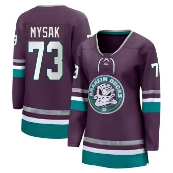 Women's Jan Mysak Anaheim Ducks 30th Anniversary Premier Jersey - Purple Breakaway