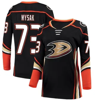 Women's Jan Mysak Anaheim Ducks Home Jersey - Black Breakaway