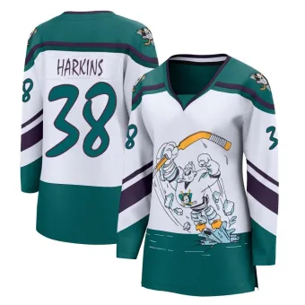 Women's Jansen Harkins Anaheim Ducks 2020/21 Special Edition Jersey - White Breakaway