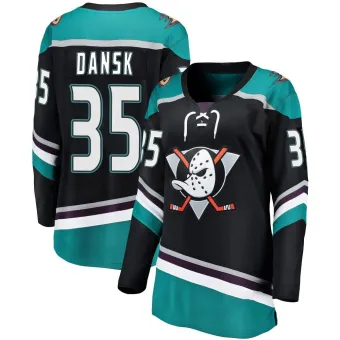 Women's Oscar Dansk Anaheim Ducks Alternate Jersey - Black Breakaway