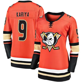 Women's Paul Kariya Anaheim Ducks 2019/20 Alternate Premier Jersey - Orange Breakaway