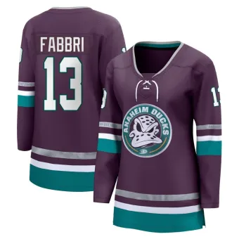 Women's Robby Fabbri Anaheim Ducks 30th Anniversary Premier Jersey - Purple Breakaway