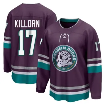 Youth Alex Killorn Anaheim Ducks 30th Anniversary Premier Jersey - Purple Breakaway