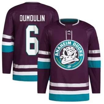 Youth Brian Dumoulin Anaheim Ducks 30th Anniversary Primegreen Jersey - Purple Authentic