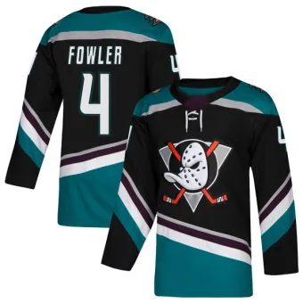 Youth Cam Fowler Anaheim Ducks Teal Alternate Jersey - Black Authentic