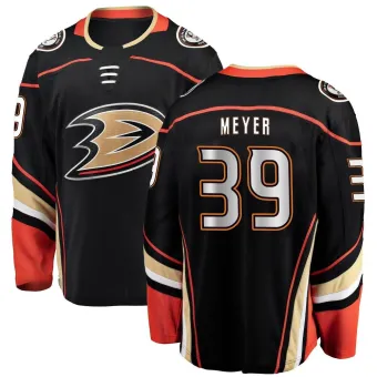 Youth Carson Meyer Anaheim Ducks Home Jersey - Black Breakaway