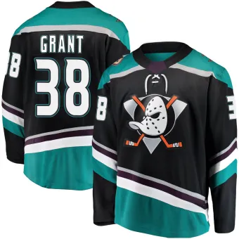 Youth Derek Grant Anaheim Ducks Alternate Jersey - Black Breakaway