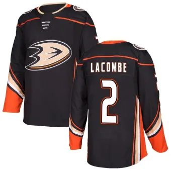 Youth Jackson LaCombe Anaheim Ducks Home Jersey - Black Authentic