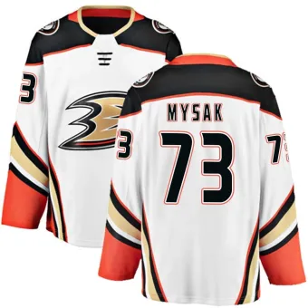 Youth Jan Mysak Anaheim Ducks Away Jersey - White Breakaway