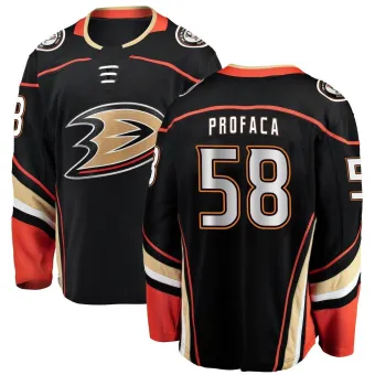 Youth Luka Profaca Anaheim Ducks Home Jersey - Black Breakaway