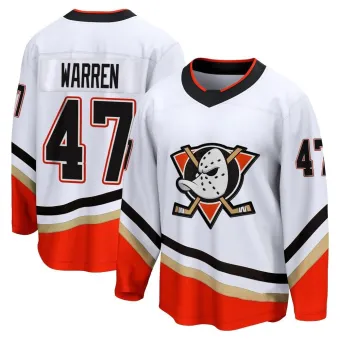 Youth Noah Warren Anaheim Ducks Special Edition 2.0 Jersey - White Breakaway